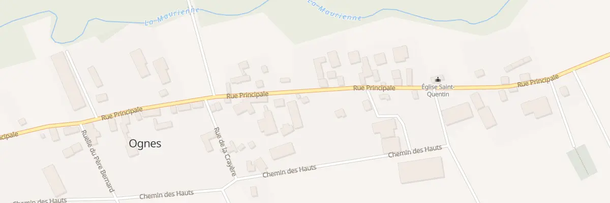Plan du 28 Rue Principale à Ognes