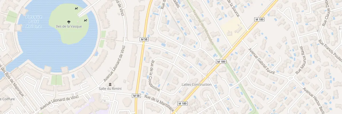 Plan du 26 Rue de la Condamine à Lattes