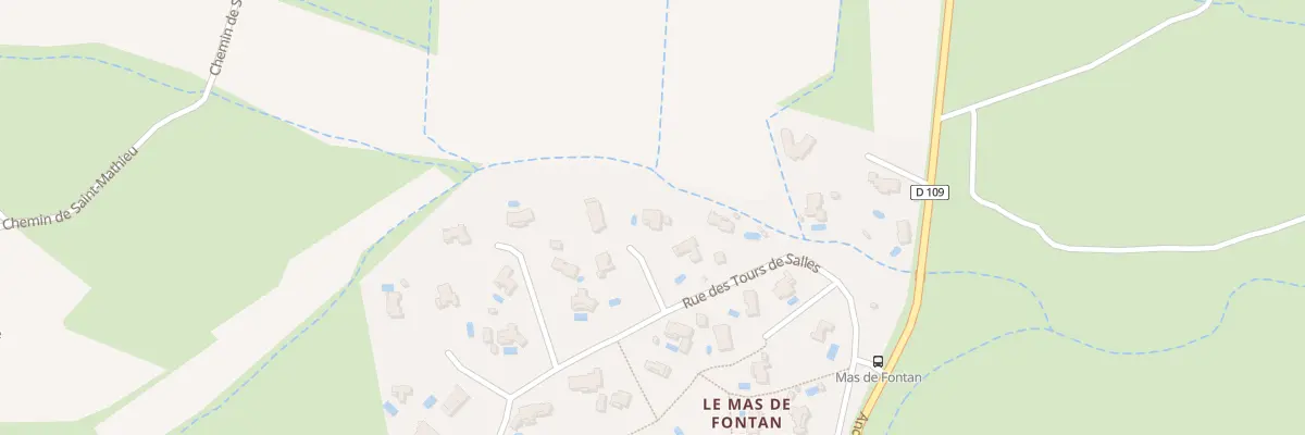 Plan du 26 Rue des Tours de Salles à Fontanès