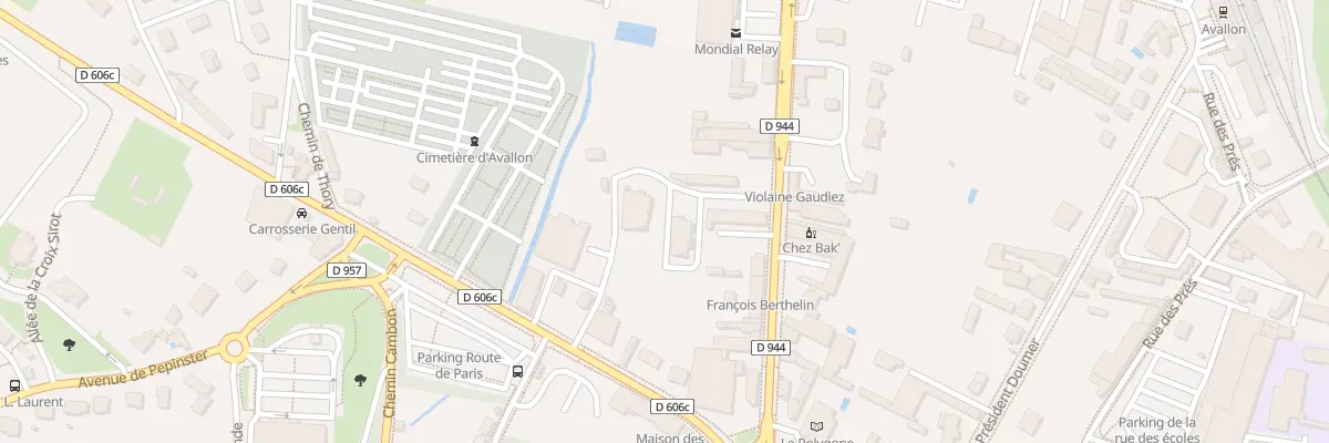 Plan du 11B Rue du Général Leclerc à Avallon
