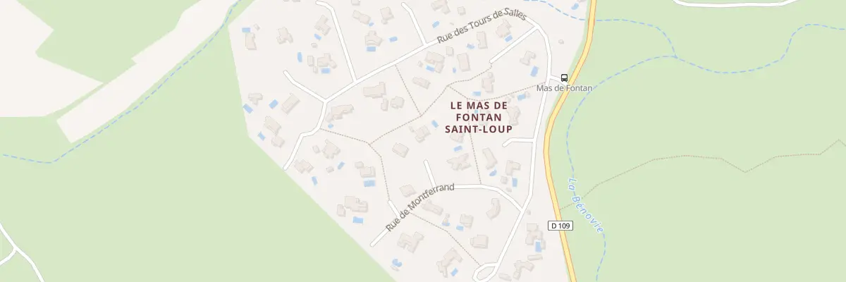 Plan du 34 Rue de Montferrand à Fontanès