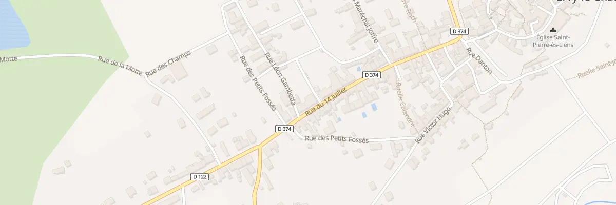 Plan du 34 Rue du 14 Juillet à Ervy-le-Châtel