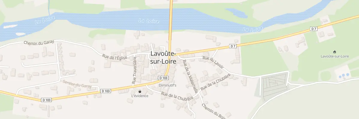 Plan du 2 Rue du Lavoir à Lavoûte-sur-Loire