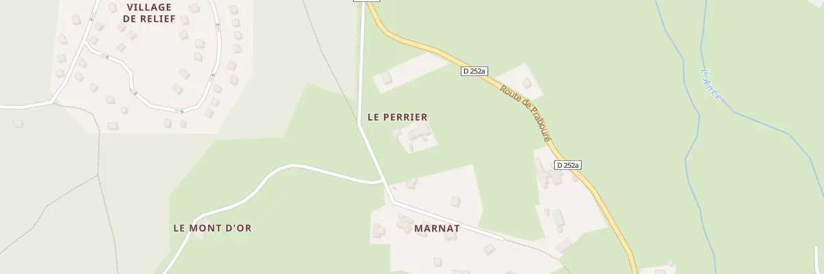 Plan du 5554 Le Perrier à Saint-Anthème