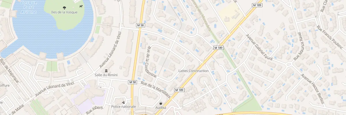 Plan du 11 Rue de la Condamine à Lattes