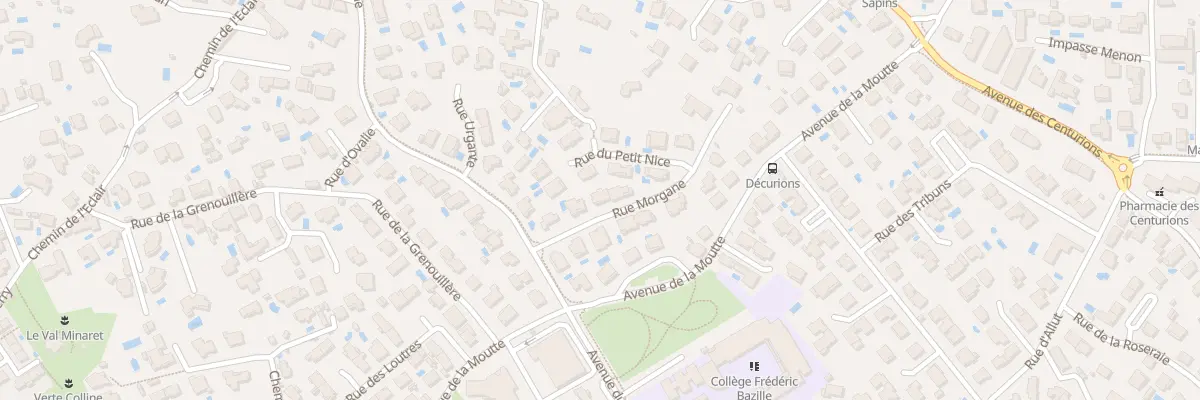 Plan du 5 Rue Morgane à Castelnau-le-Lez