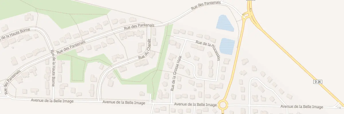 Plan du 7 Rue de la Grosse Haie à Gueux