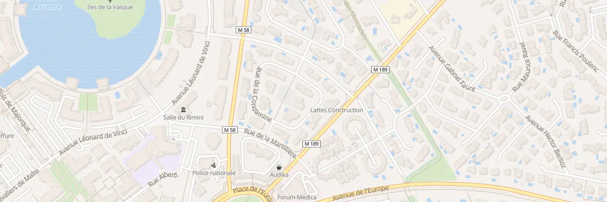 Plan du 7 Rue de la Condamine à Lattes