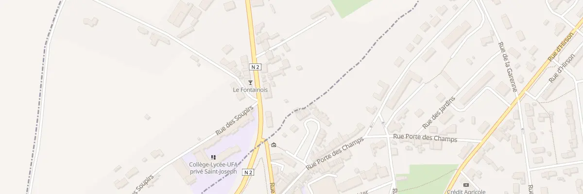Plan du 3 Chs de Fontaine à Fontaine-lès-Vervins