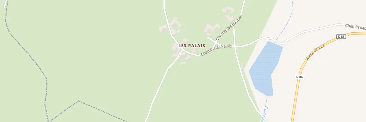 Plan du 587 Che des Palais à Cremeaux