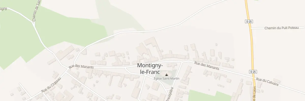 Plan du 27 Rue des Manants à Montigny-le-Franc