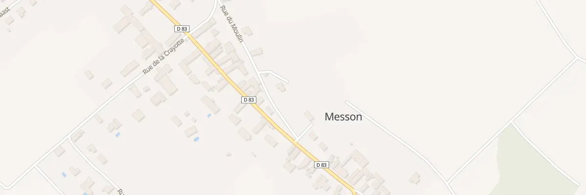 Plan du 7 Rue du Moulin à Messon