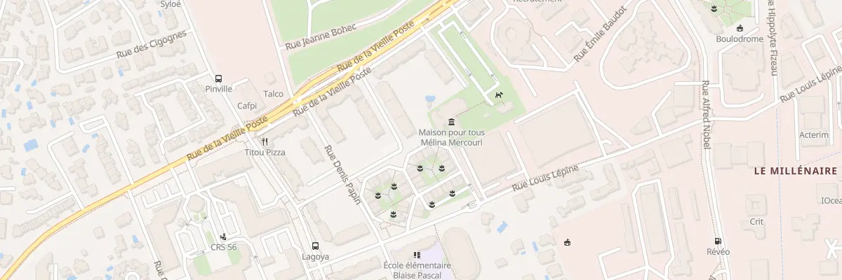 Plan du 762 Rue de la Vieille Poste à Montpellier