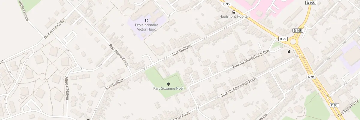 Plan du 51 Rue Guillain à Hautmont