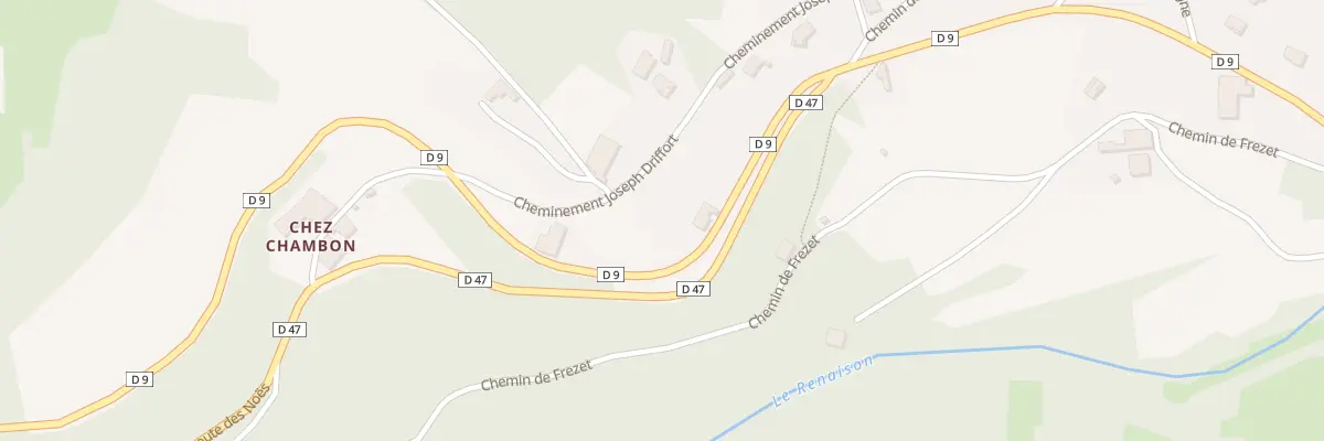 Plan du 309 Che Joseph Driffort à Renaison