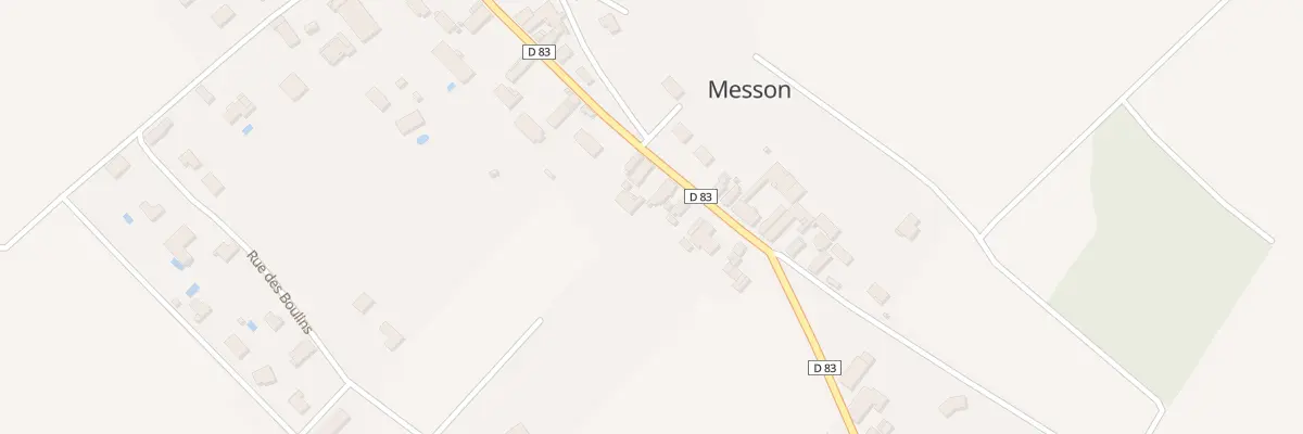 Plan du 9 Gr Grande Rue à Messon