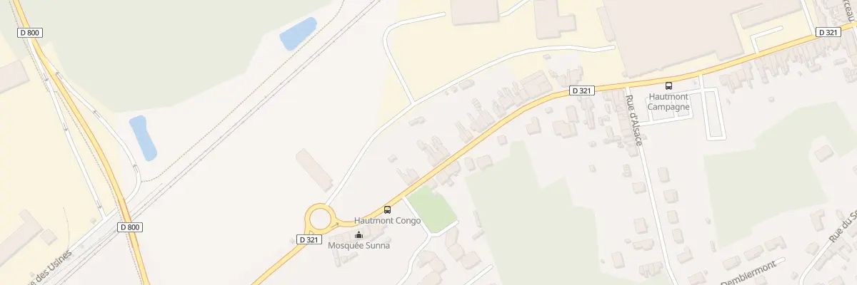 Plan du 58 Rue Jules Campagne à Hautmont