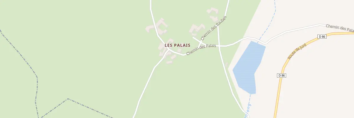 Plan du 565 Che des Palais à Cremeaux
