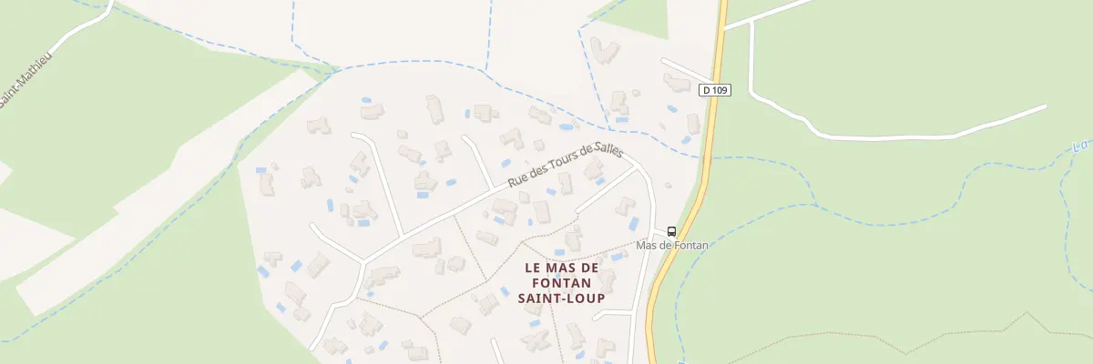 Plan du 4 Rue des Tours de Salles à Fontanès