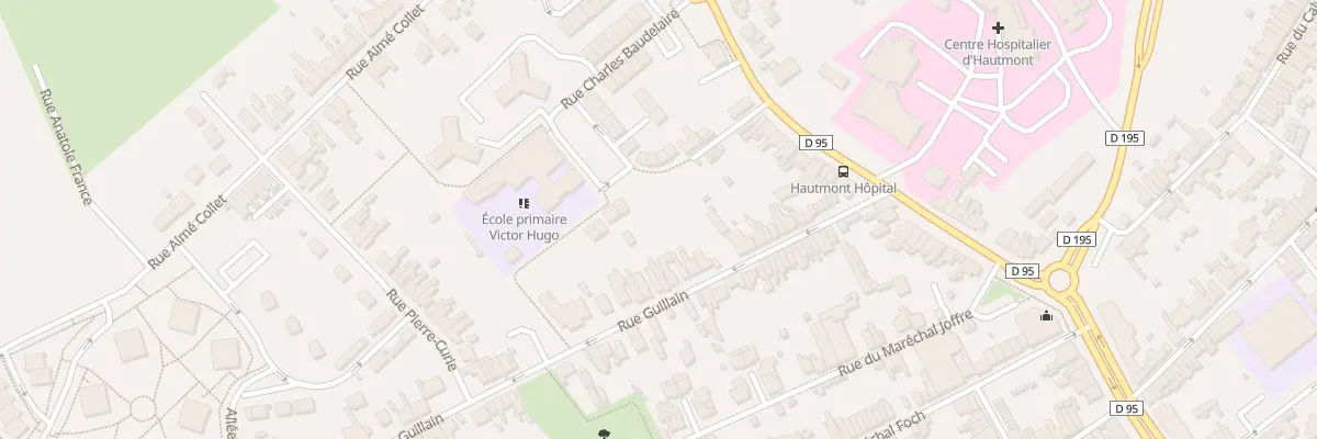 Plan du 34 Rue Guillain à Hautmont