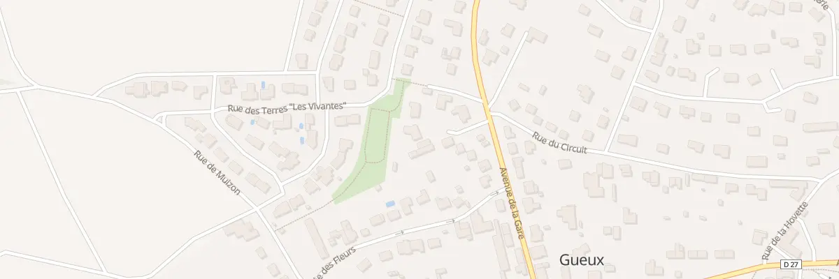 Plan du 23A Av de la Gare à Gueux