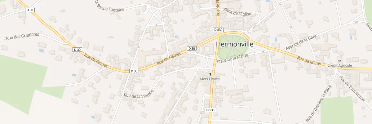 Plan du 3 Rue de Fismes à Hermonville
