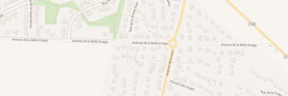 Plan du 13 Av de la Belle Image à Gueux