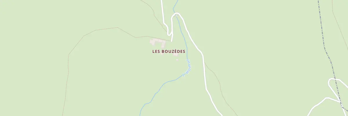 Plan du 6135 Les Bouzedes à Vialas
