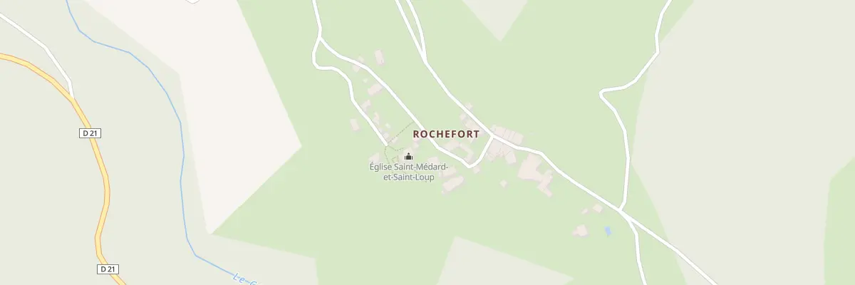Plan du 17 Rochefort à Solore-en-Forez