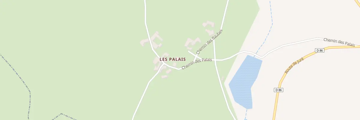 Plan du 960 Che des Baubes à Cremeaux