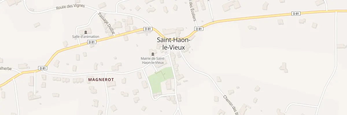 Plan du 13 Rue de l’Église à Saint-Haon-le-Vieux