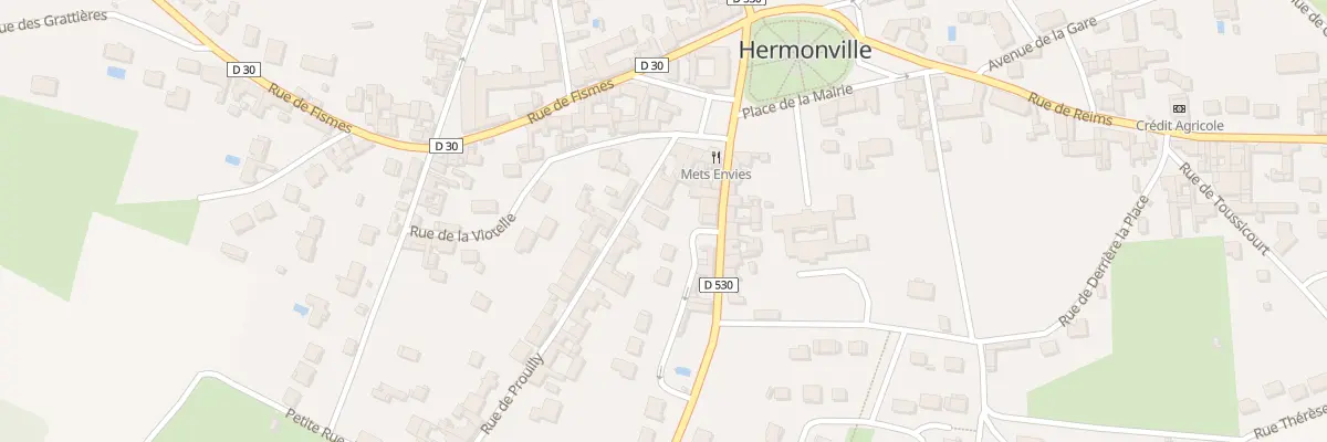 Plan du 1B Rue de Prouilly à Hermonville