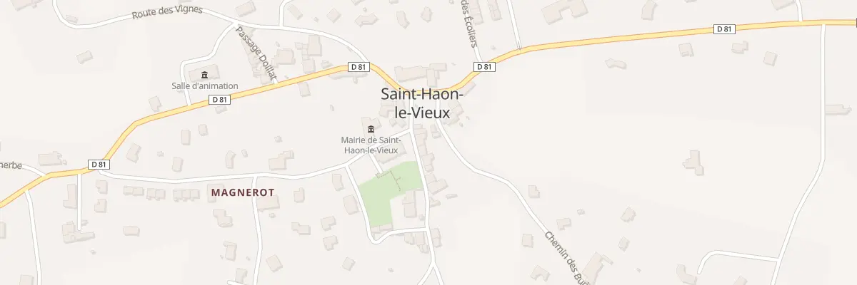 Plan du 21 Rue de l’Église à Saint-Haon-le-Vieux