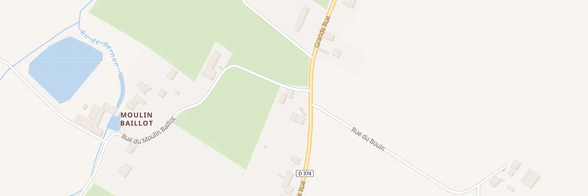 Plan du 1 Rue du Moulin Baillot à Chessy-les-Prés