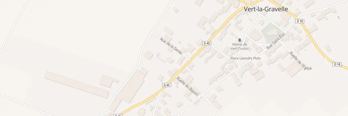 Plan du 19 Rue du General de Gaulle à Vert-Toulon