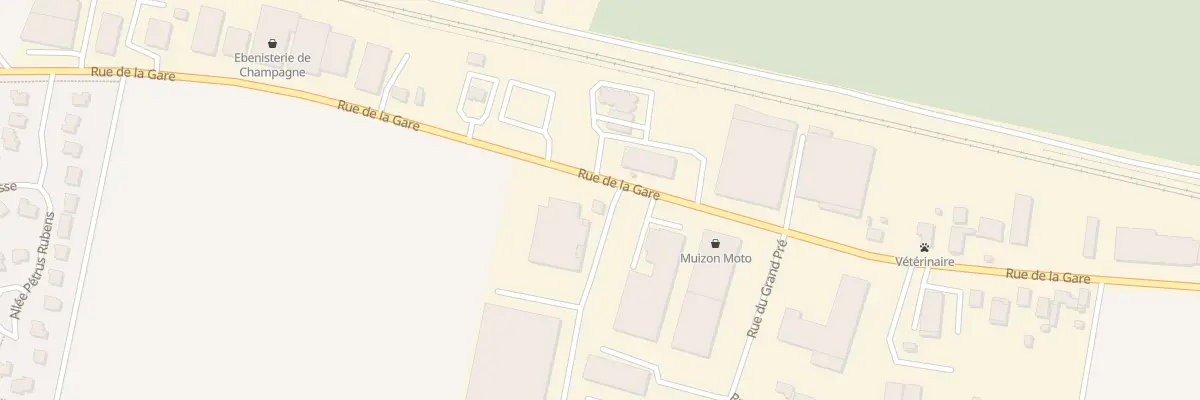 Plan du 52 Rue de la Gare à Muizon