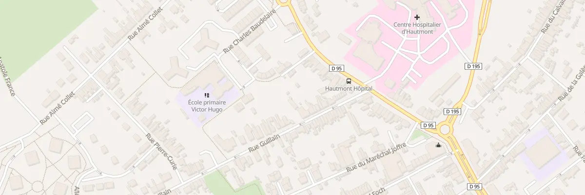 Plan du 24 Rue Guillain à Hautmont