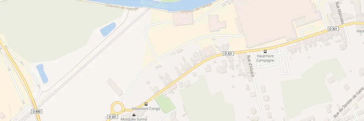 Plan du 42 Rue Jules Campagne à Hautmont