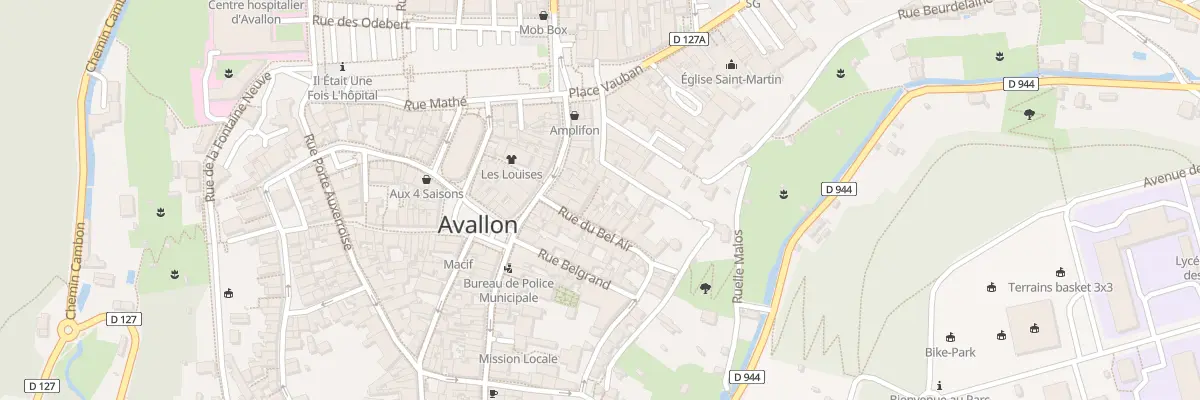 Plan du 6 Imp du Bel Air à Avallon