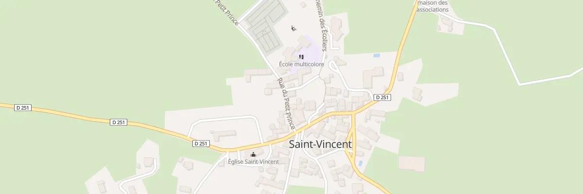 Plan du 8 Rue du Petit Prince à Saint-Vincent