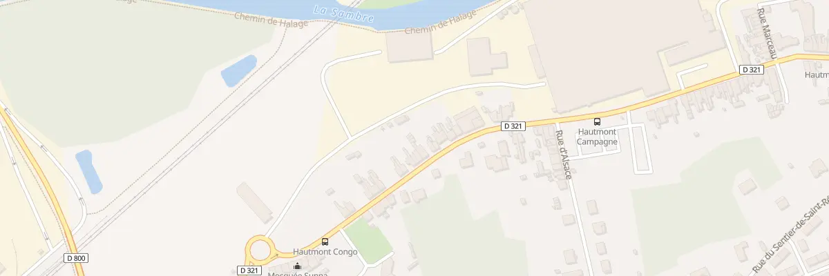 Plan du 38 Rue Jules Campagne à Hautmont