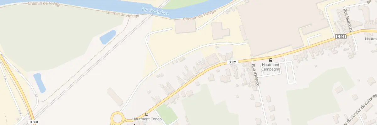 Plan du 36 Rue Jules Campagne à Hautmont