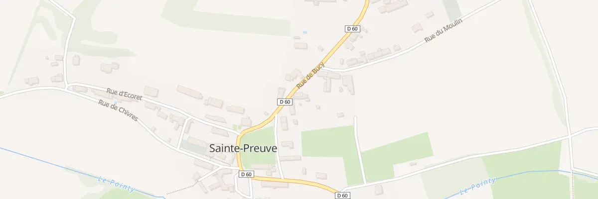 Plan du 4 Rue de Bucy à Sainte-Preuve