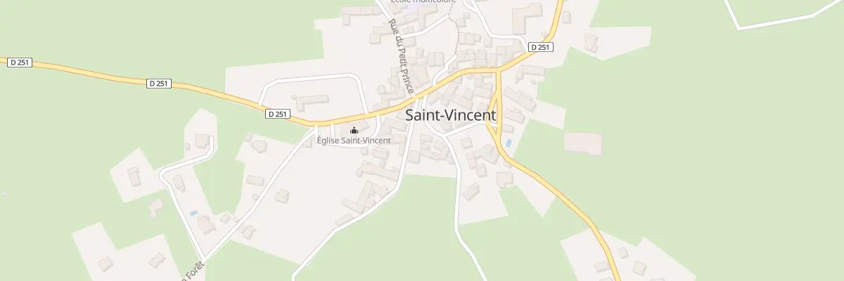 Plan du 1 Rue de la Mairie à Saint-Vincent