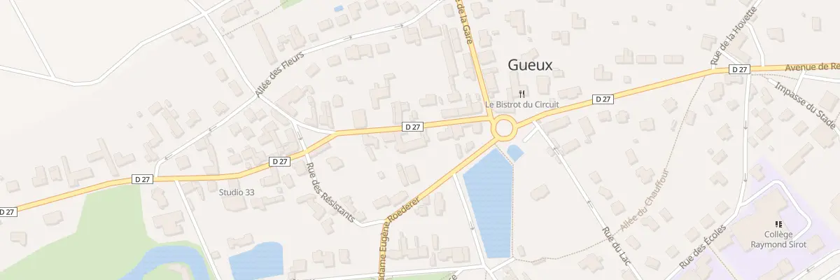 Plan du 7 Rue des Sablons à Gueux