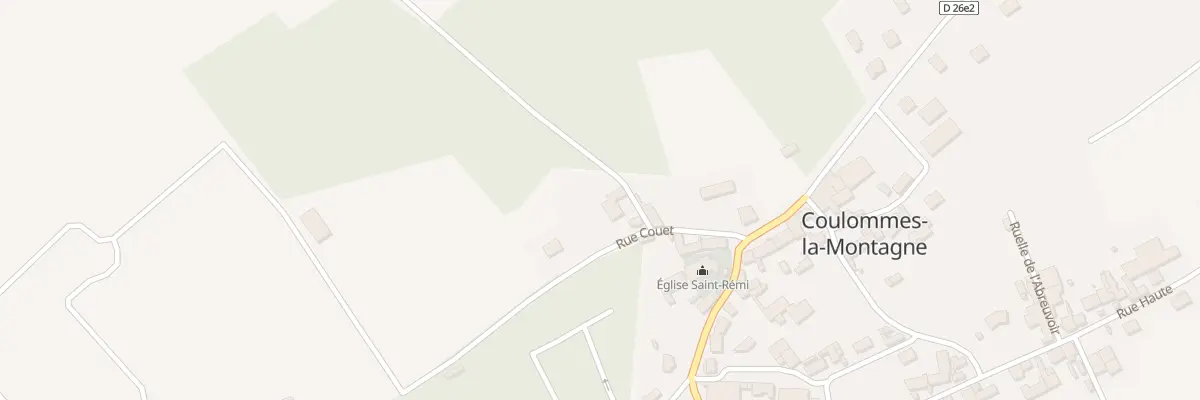 Plan du 1 Rue de la Fontaine Couet à Coulommes-la-Montagne