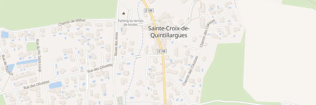 Plan du 2 Rue des Olivettes à Sainte-Croix-de-Quintillargues