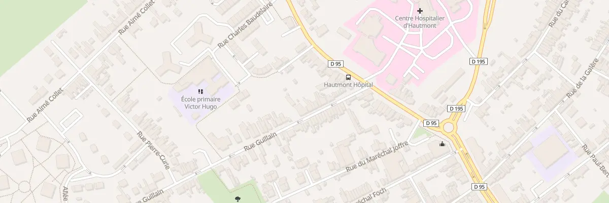 Plan du 20 Rue Guillain à Hautmont