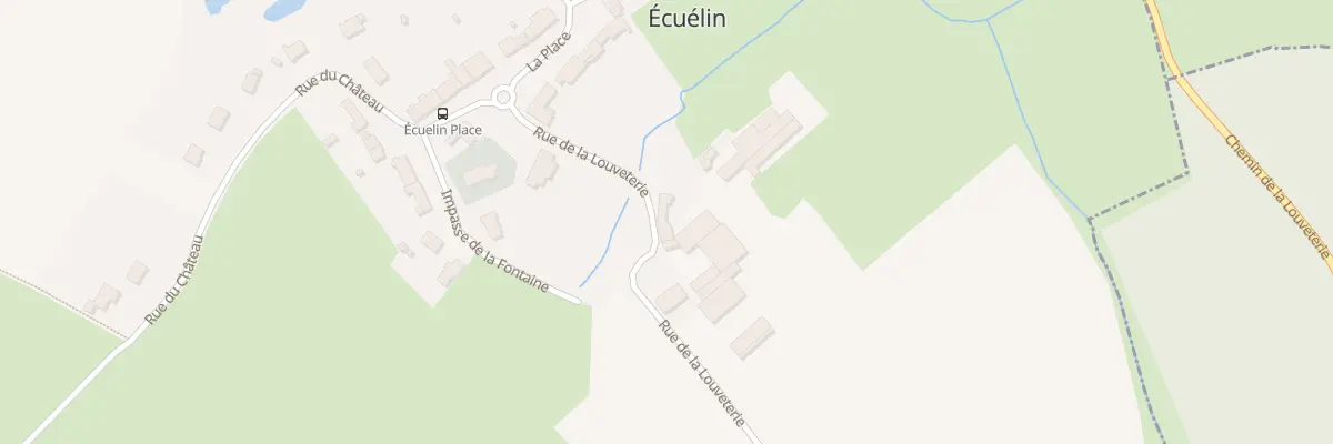 Plan du 7 Rue de la Louveterie à Écuélin