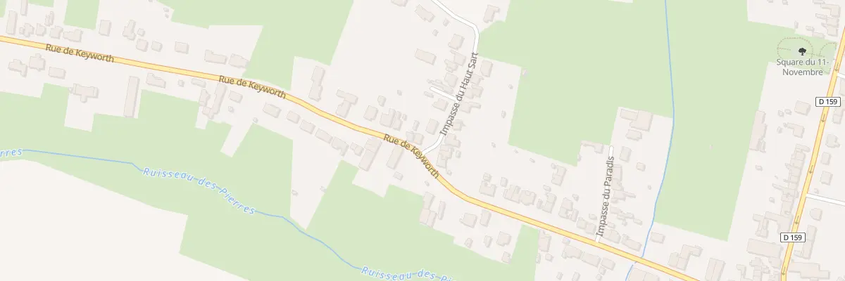 Plan du 50 Rue de Keyworth à Feignies
